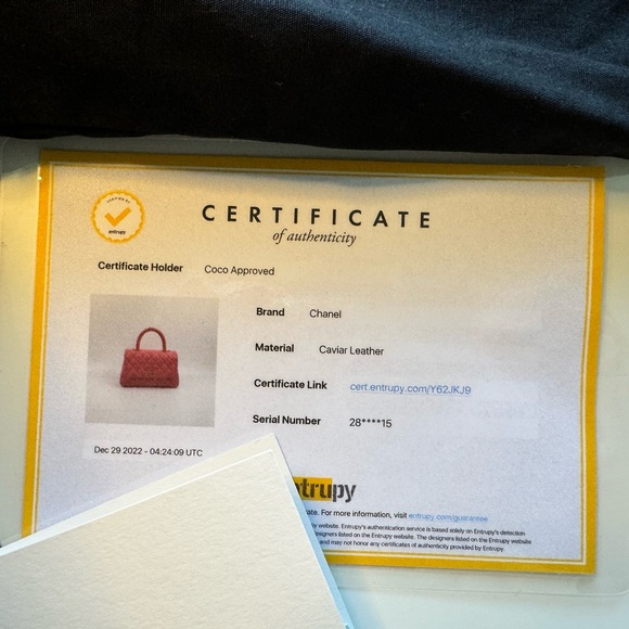 $7500 Authentic Chanel coco Handle Pink Small - Picture 8 of 12